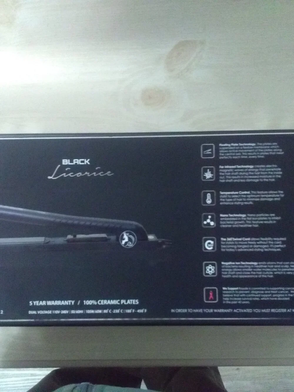 ROYALE PLATINUM HAIR STRAIGHTNER IRON HEATING ELEMENT-1.25 